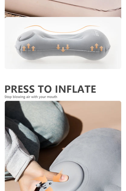 Inflatable Camping Pillow – Ultralight Travel & Hiking Air Pillow