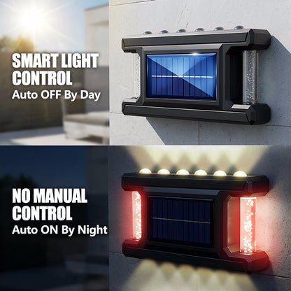 Solar LED Wall Light – Waterproof Up & Down Outdoor Garden Light
