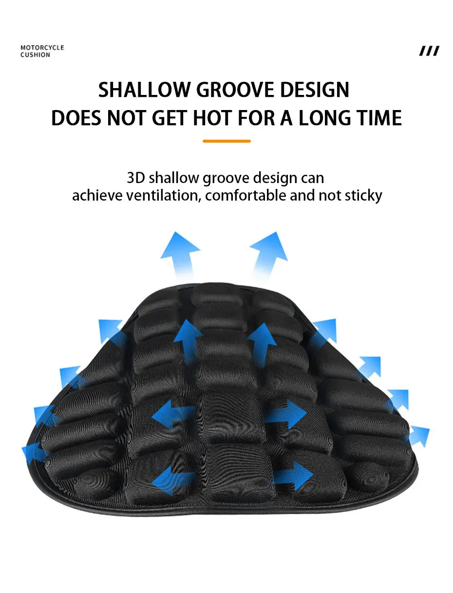 Motorcycle Seat Cushion – Breathable EVA Foam Comfort Seat Pad