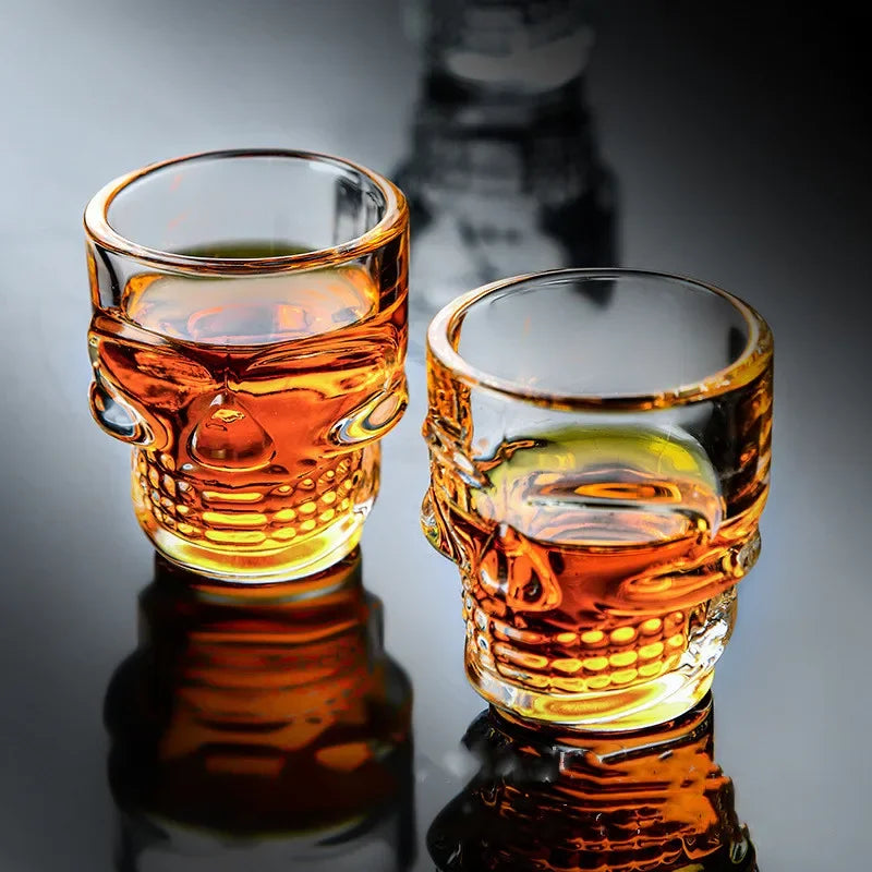 Skull Head Shot Glass – 45ml Halloween Whisky & Liquor Glass