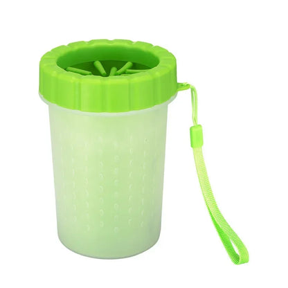 Pet Paw Cleaner Cup – Portable Dog & Cat Foot Washing Cup with Soft Cleaning Brush