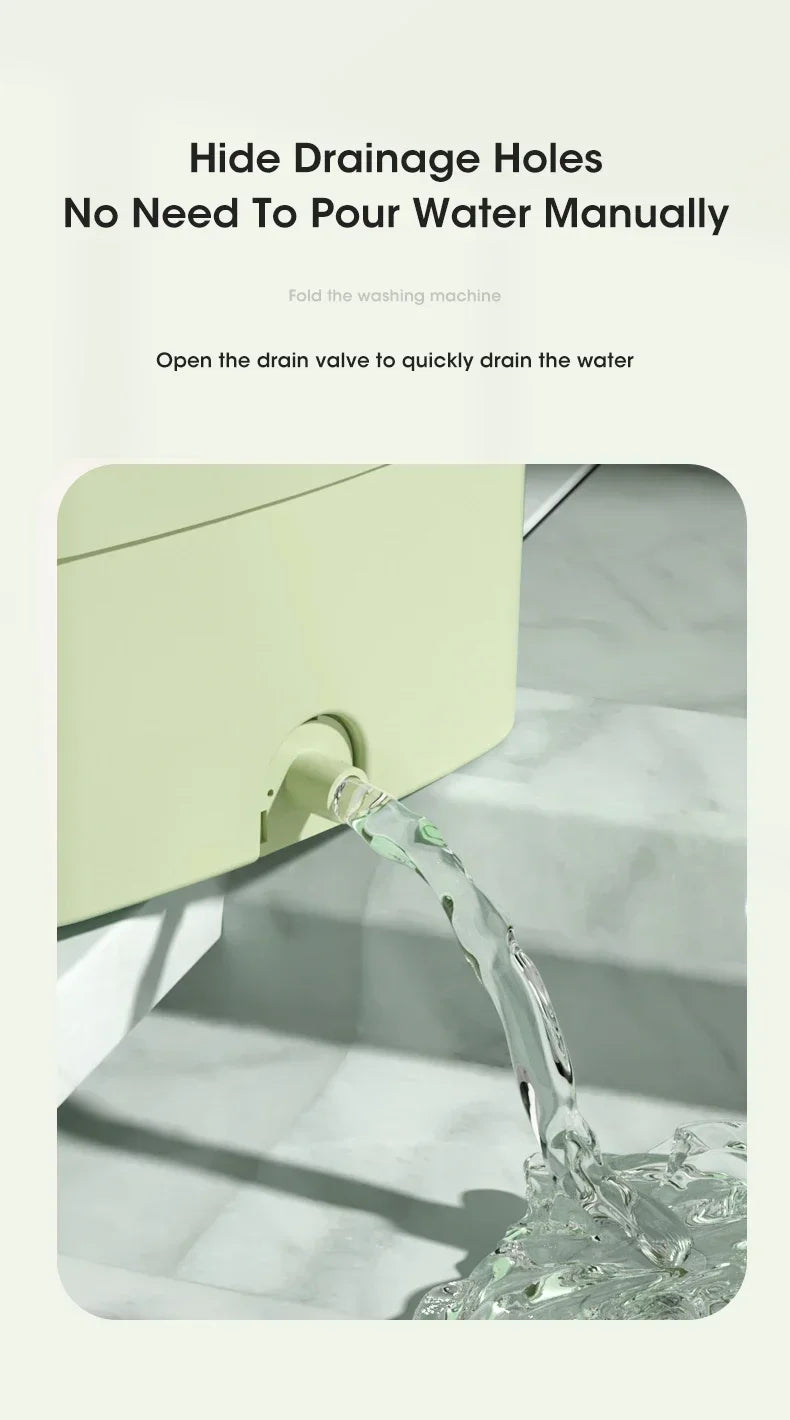 4.5L Portable Folding Washing Machine for Travel & Small Spaces