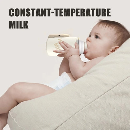 Portable Baby Bottle Warmer – USB Rechargeable with Digital Temperature Control