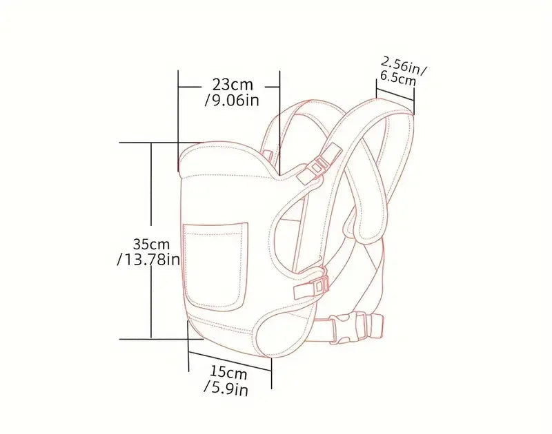 4-in-1 Ergonomic Baby Carrier – Breathable Newborn to Toddler Support
