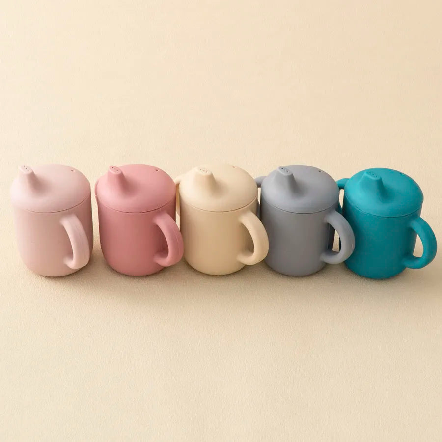 Silicone Baby Training Cup – Easy Grip Learning Drinking Cup