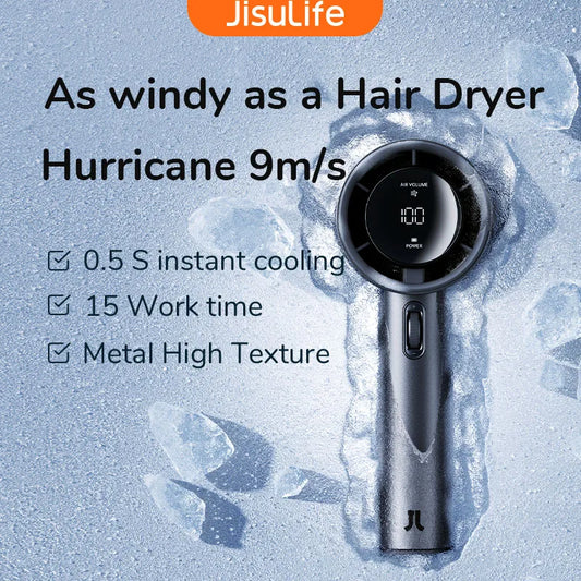 Portable Rechargeable Hand Fan – 100-Speed Mini Cooling Fan