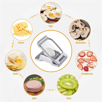Heavy Duty Egg Slicer – Aluminium Egg & Fruit Cutter