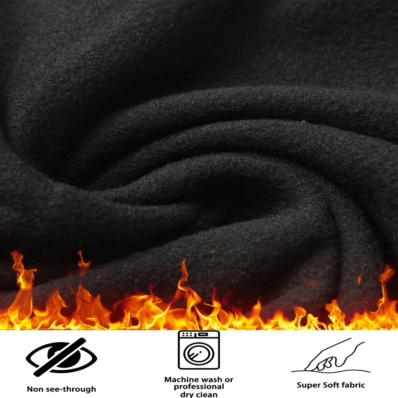 Women's Fleece-Lined Thermal Leggings – High-Waisted (5-Pack)