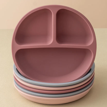 Silicone Suction Baby Plate – BPA-Free Self-Feeding Toddler Plate