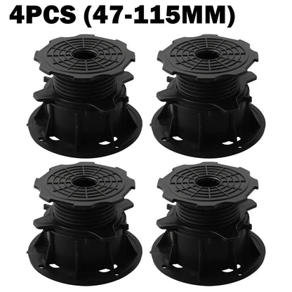 Adjustable Decking Support Pedestals (4pcs) – Leveling Base for Outdoor Flooring