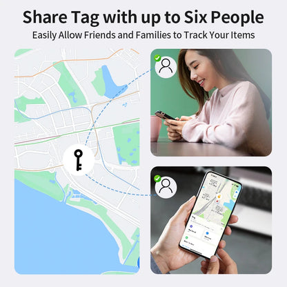 Smart Bluetooth Tracker for Apple Find My – Item Finder Tag for Keys, Bags & Luggage