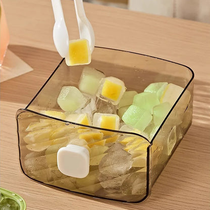 Portable Ice Maker with Handle – Compact Ice Cube Maker with Storage Drawer