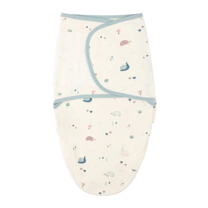 Baby Swaddle Wrap with Cap – Cotton Anti-Startle Newborn Blanket