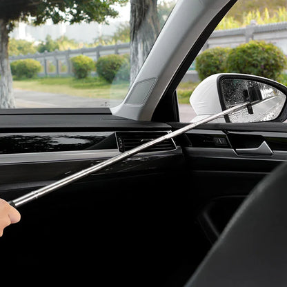 Telescopic Car Rearview Mirror Wiper – Extendable Window Cleaning Tool