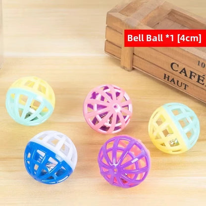 Interactive Cat Puzzle Toy – Felt Play Box with Ball Track & Scratcher