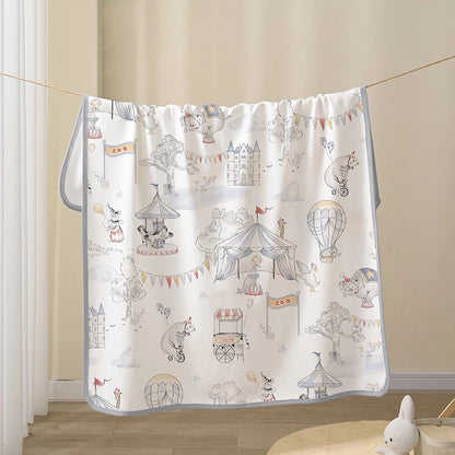 Reusable Waterproof Baby Changing Mat – 50 × 70cm Cotton Nappy Change Pad