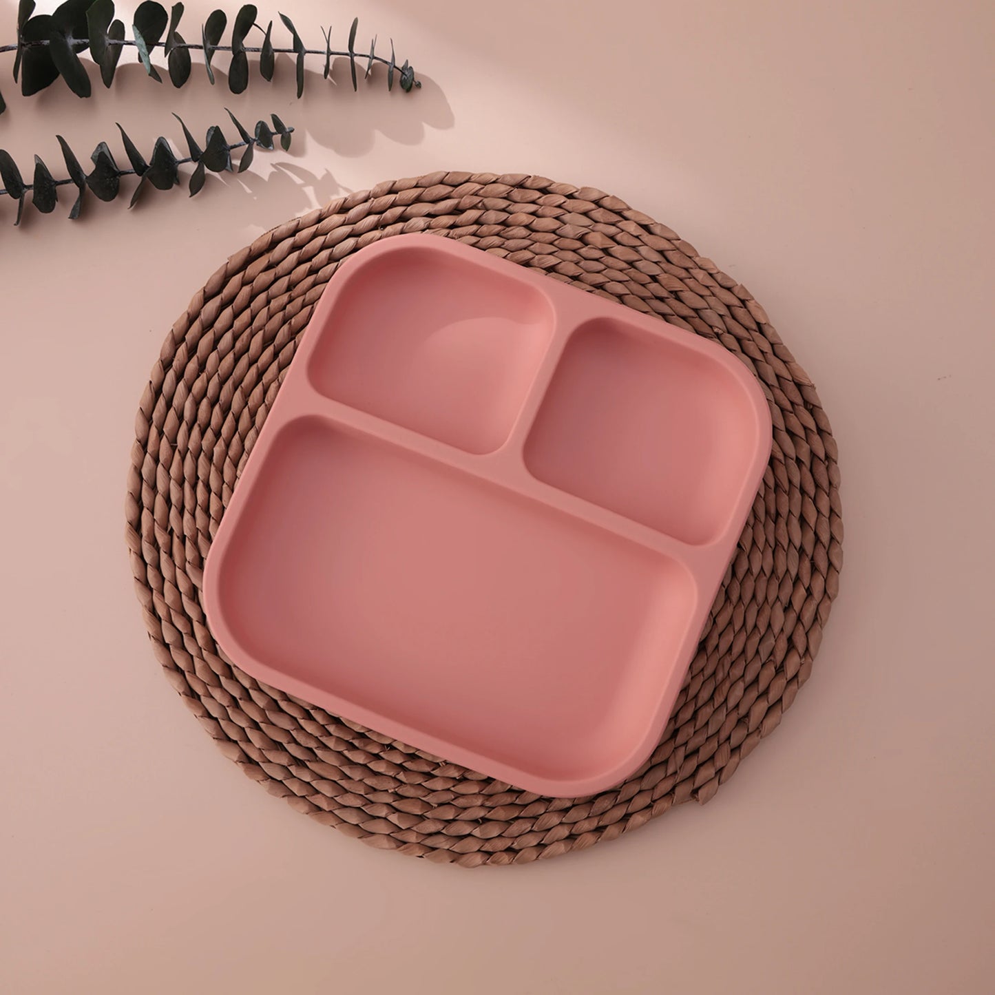 Silicone Suction Divided Baby Plate – BPA-Free Toddler Meal Tray