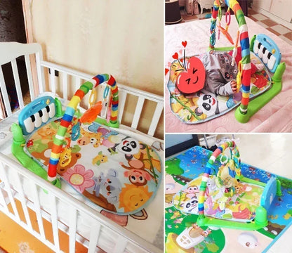Baby Piano Play Mat Gym – Musical Activity & Tummy Time Toy (0–36 Months)