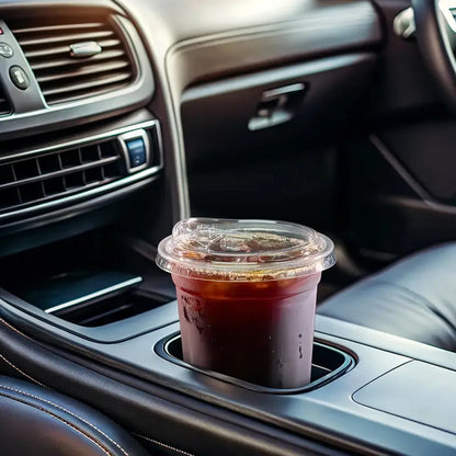 Transparent Plastic Coffee & Smoothie Cups (10PCS)
