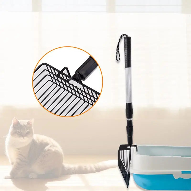 Extendable Chicken Coop Poop Scooper & Sifting Rake
