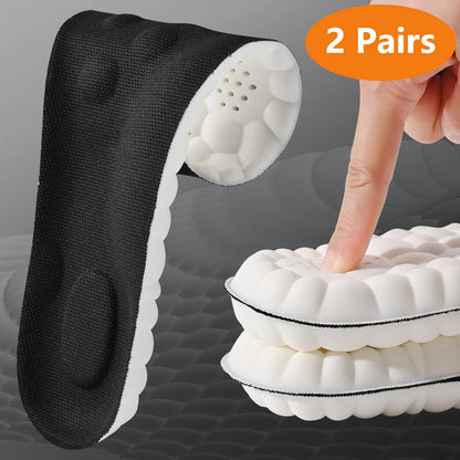 Sports Comfort Insoles – Breathable Arch Support & Shock Absorbing Shoe Inserts (2 or 4 Pairs)