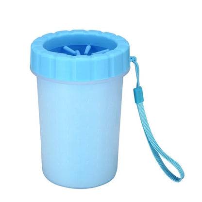 Pet Paw Cleaner Cup – Portable Dog & Cat Foot Washing Cup with Soft Cleaning Brush