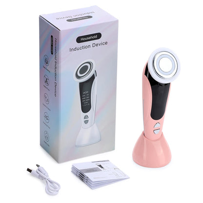 EMS Face Lifting Device – LED Therapy & Hot Compress Massager