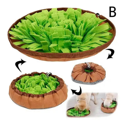 Interactive Snuffle Mat for Dogs & Cats – Foraging Feeding & Enrichment Toy