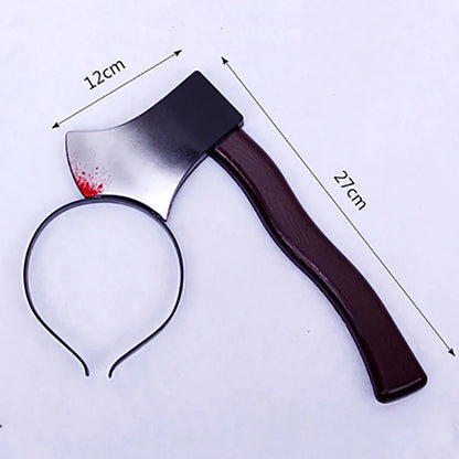 Halloween Fake Knife Headband – 3D Horror Costume Hair Accessory