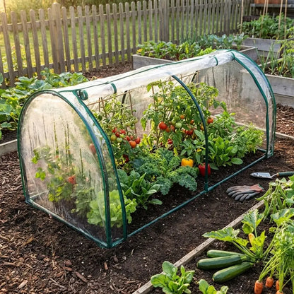 Mini Plant Greenhouse Cover – Waterproof Outdoor Grow Tent 130 × 60 × 50cm