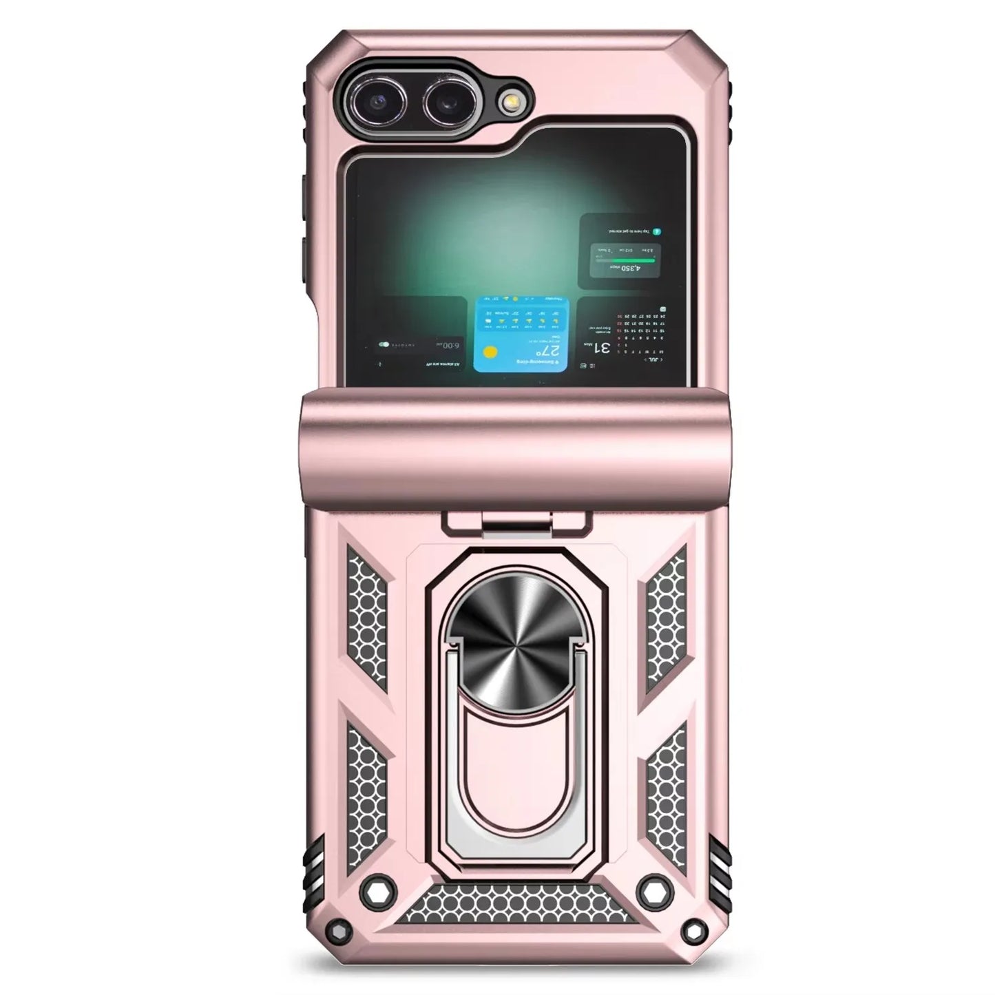 Samsung Galaxy Z Flip7 Phone Case with Ring Bracket (8 colours available)