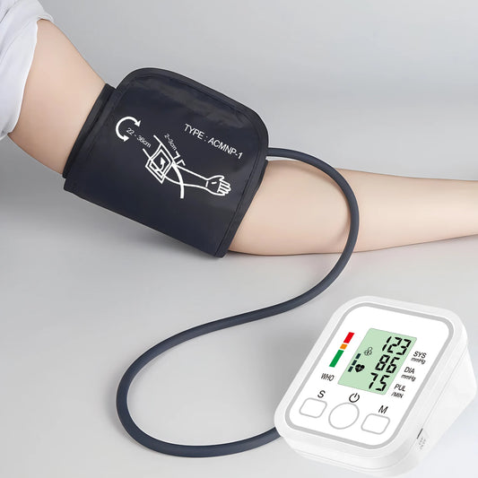 Digital Blood Pressure Monitor – Automatic Upper Arm BP & Pulse Tracker