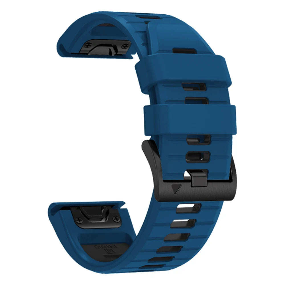 QuickFit Silicone Sports Strap for the Garmin (22mm/26mm) (wide compatibility & 22 colours)
