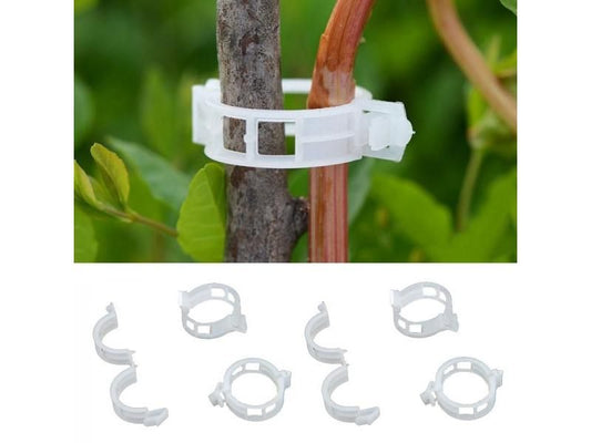 100PCS Greenhouse Garden Plant Tomato Support Veggie Clips Trellis Twine - salelink.co.nz
