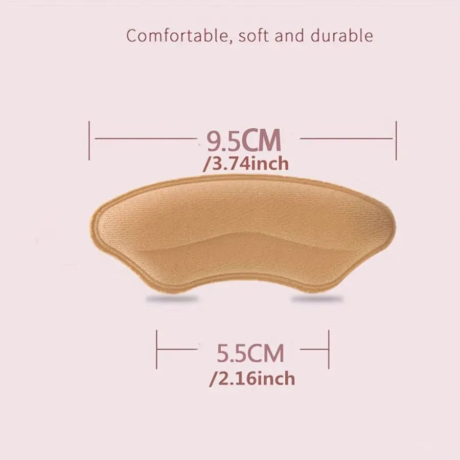8-Pack Self-Adhesive Heel Pads – Shoe Inserts for Improved Fit & Comfort