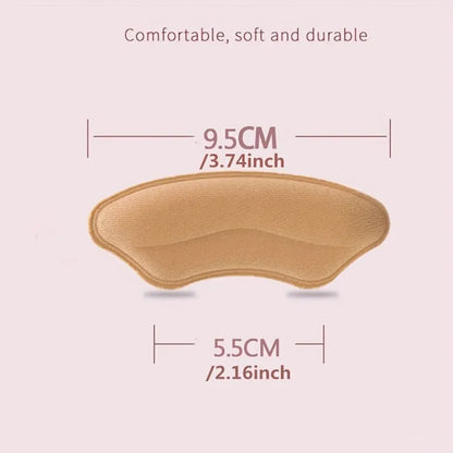8-Pack Self-Adhesive Heel Pads – Shoe Inserts for Improved Fit & Comfort