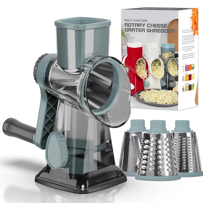 3-in-1 Manual Rotary Cheese Grater