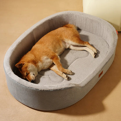Orthopaedic Waterproof Dog Bed – Plush Winter Sofa Bed for Medium & Large Dogs