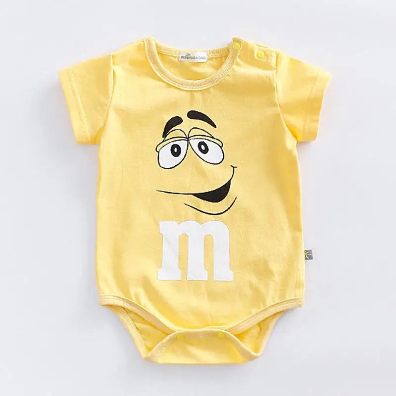 Baby Short Sleeve Romper – Soft Summer Bodysuit for Newborns & Infants