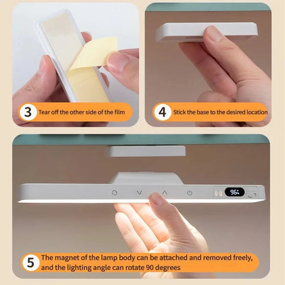 Rechargeable Magnetic LED Desk Lamp – Touch Control Night Light