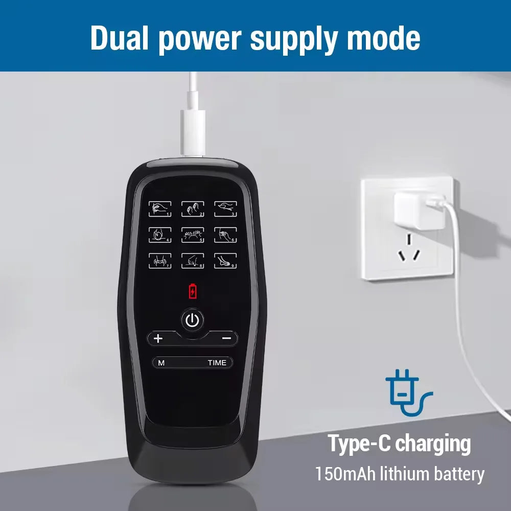 TENS Muscle Stimulator – Electric Pulse Massager for Muscle Relaxation