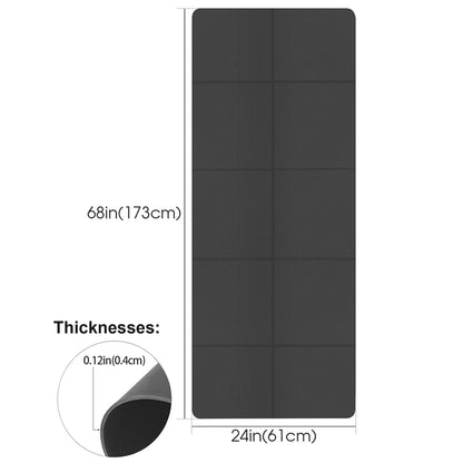 EVA Yoga Mat – 4mm Lightweight Exercise, Pilates & Fitness Mat (173 × 61cm)