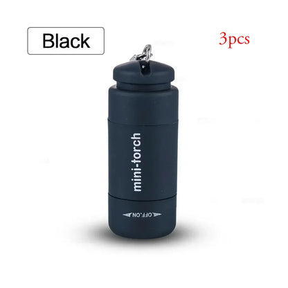 USB Rechargeable Mini Keychain Flashlight – Pocket LED Torch