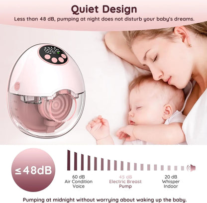 Electric Hands-Free Breast Pump (BPA-Free)