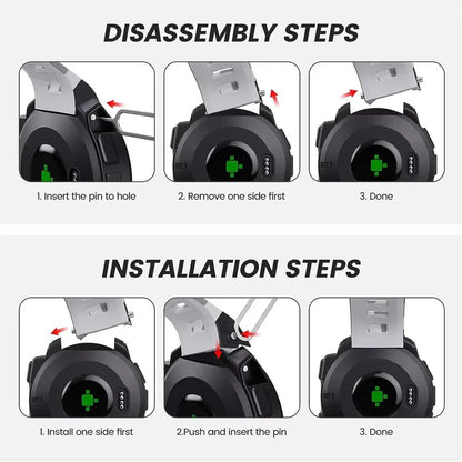 Soft Silicone Strap for the Garmin Instinct 1/2/Solar/Tactical Series (available in 5 colours)