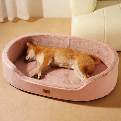 Orthopaedic Waterproof Dog Bed – Plush Winter Sofa Bed for Medium & Large Dogs