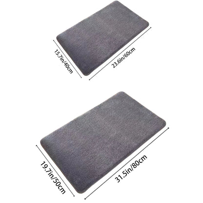 Quick-Dry Bathroom Floor Mat – Soft Anti-Slip Door & Shower Rug