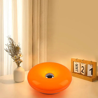 Rechargeable Donut Table Lamp – Modern LED Wall & Desk Light with 3 Colour Modes