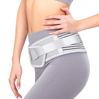 Adjustable Lumbar Support Belt – Breathable Lower Back Brace