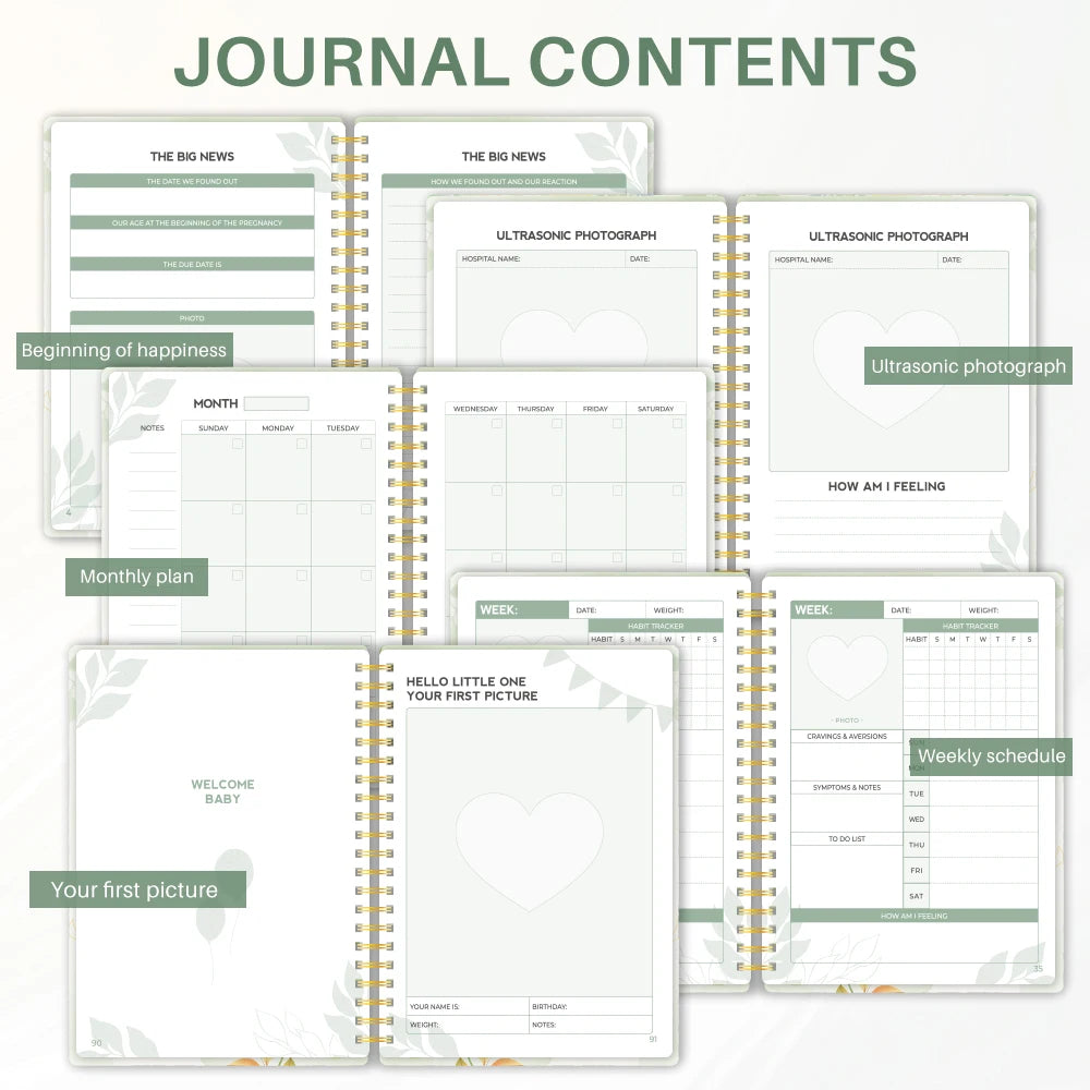 Pregnancy Keepsake Journal for First-Time Mums